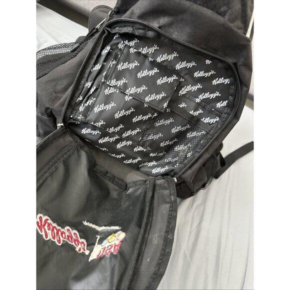 USA Olympics Backpack Black Padded Laptop Bag Kellogg's Sponsor Tony The Tiger - Picture 12 of 15
